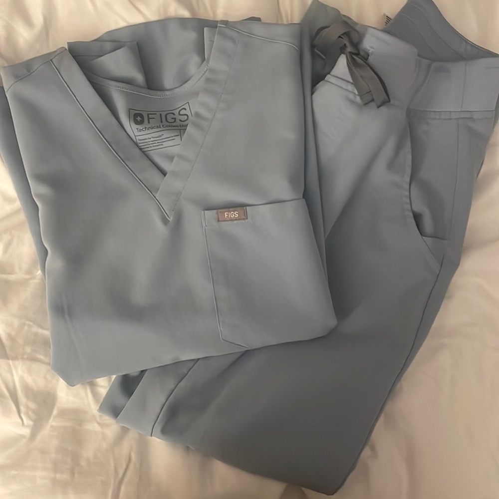 Figs Dusty Blue Set - XS